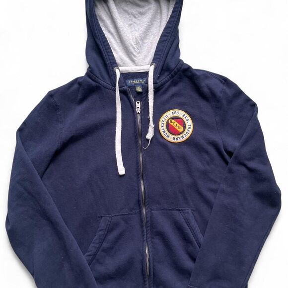 Aeropostale Men’s XL Full-Zip Hoodie with Throwback Patch - Picture 1 of 5